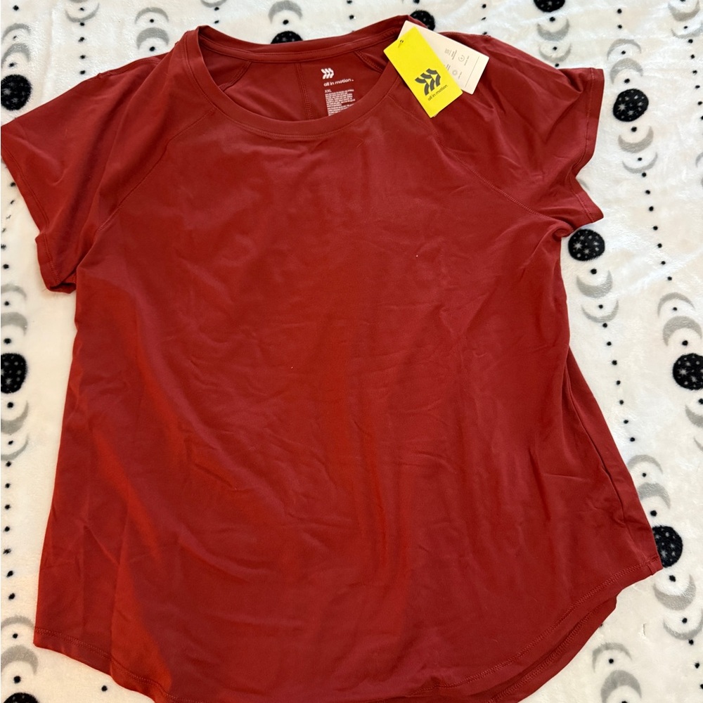 All in Motion Women's Rust Short Sleeve Tee